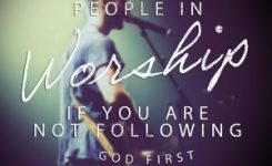 Leading Worship Is Learning To Follow