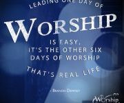 You’re Not A Weekend Worshiper